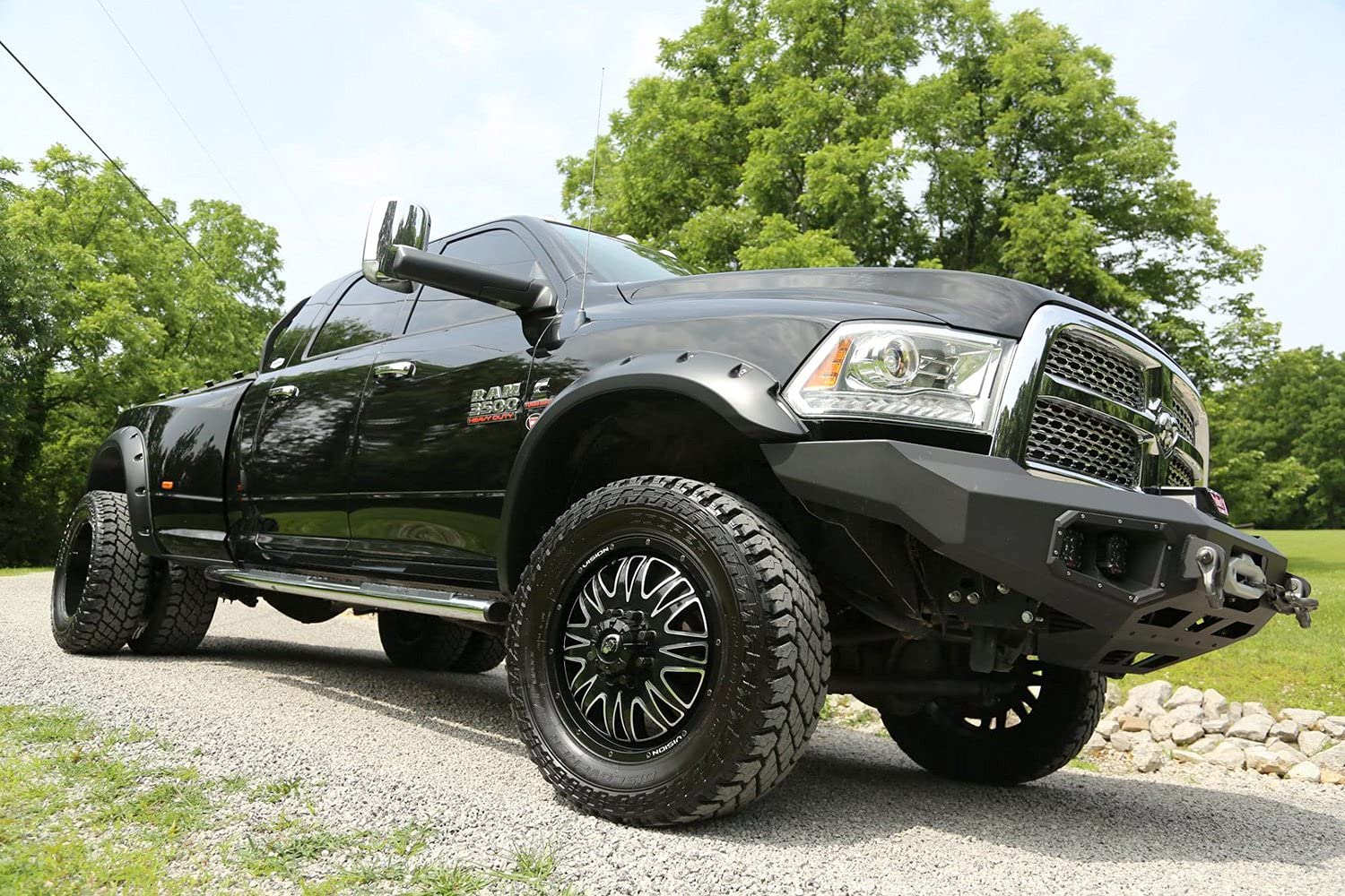 Amazon.com: Vision 401 Rival Dually Rear 20x8.25 8x200 Black